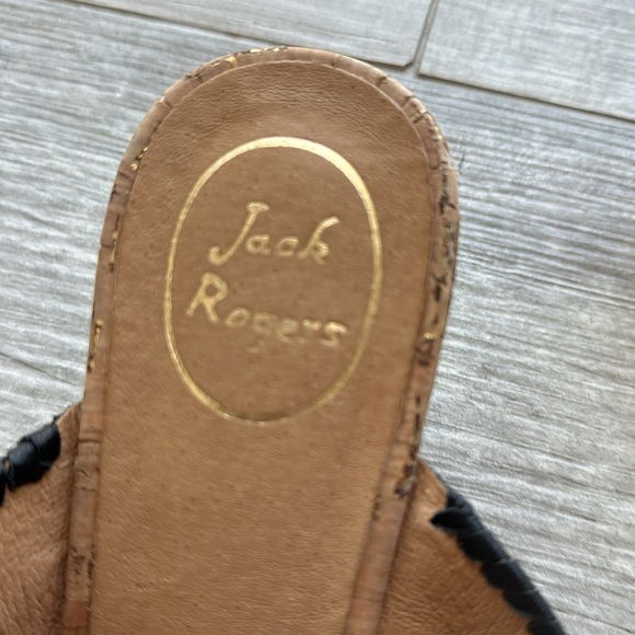 Jack Rogers wedges. Ladies size 9. Never worn outside of the house. Like new. - Picture 3 of 6